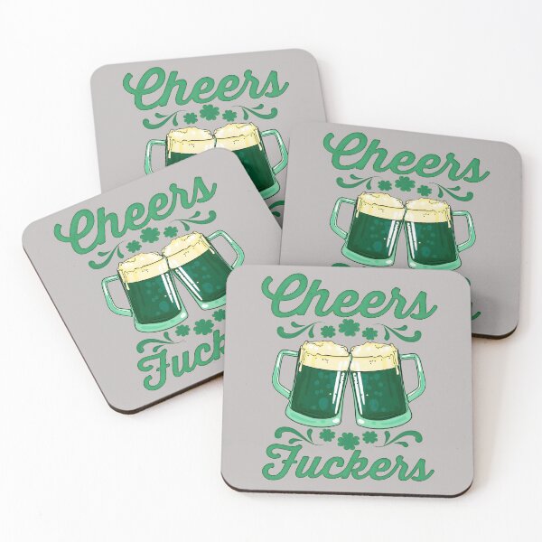 Item preview, Cheers Fuckers St Patricks Day Drink Up Funny Drinking Beer designed and sold by mjohnson9.