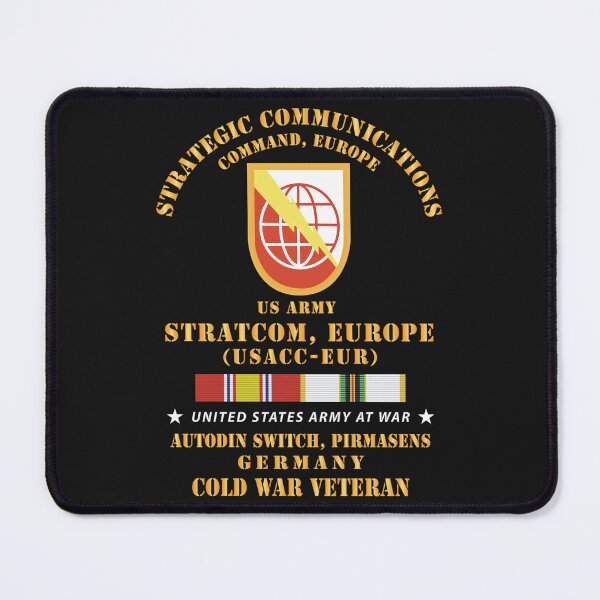 Item preview, Army - SSI, USA STRATCOM, EUR - SSI, Autodin Switch, Pirmasens, Germany w COLD SVC X 300 designed and sold by Military Insignia Products.