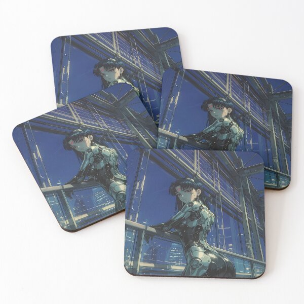 Item preview, Cyberpunk Anime Girl in Futuristic City designed and sold by ChiqueAvenue.