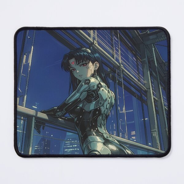Item preview, Cyberpunk Anime Girl in Futuristic City designed and sold by ChiqueAvenue.