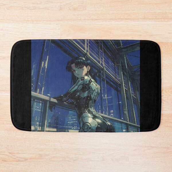 Item preview, Cyberpunk Anime Girl in Futuristic City designed and sold by ChiqueAvenue.