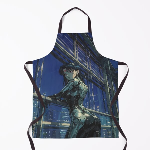 Item preview, Cyberpunk Anime Girl in Futuristic City designed and sold by ChiqueAvenue.