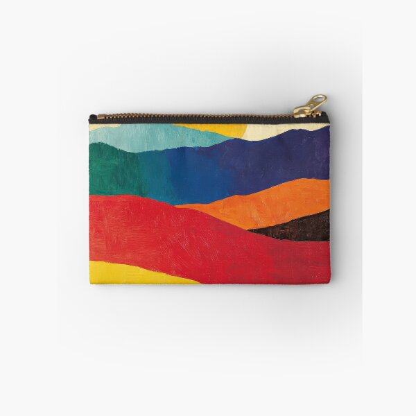 Item preview, Original Paintings by Etel Adnan, Etel Adnan Color Landscape Art designed and sold by OilArtLittle.