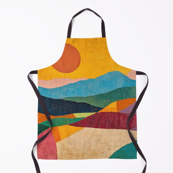 Item preview, Original Paintings by Etel Adnan, Etel Adnan Color Landscape Art designed and sold by OilArtLittle.
