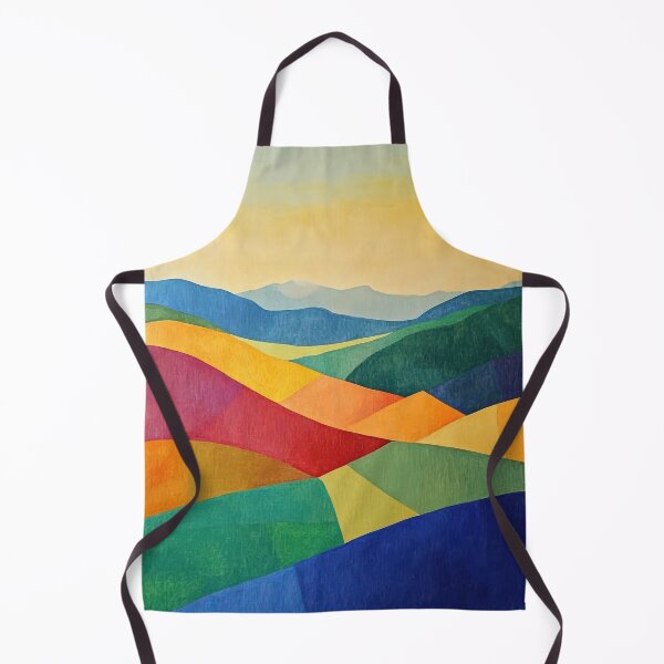 Item preview, Original Paintings by Etel Adnan, Etel Adnan Color Landscape Art designed and sold by OilArtLittle.
