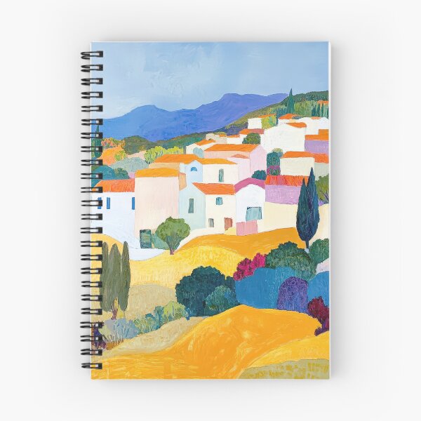 Item preview, Original Paintings by Etel Adnan, Etel Adnan Color Landscape Art designed and sold by OilArtLittle.