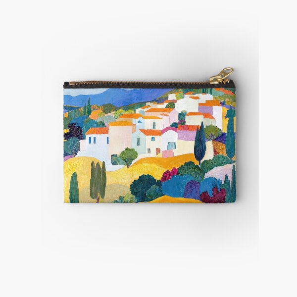 Item preview, Original Paintings by Etel Adnan, Etel Adnan Color Landscape Art designed and sold by OilArtLittle.