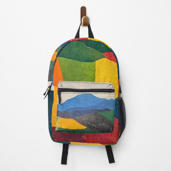Item preview, Original Paintings by Etel Adnan, Etel Adnan Color Landscape Art designed and sold by OilArtLittle.