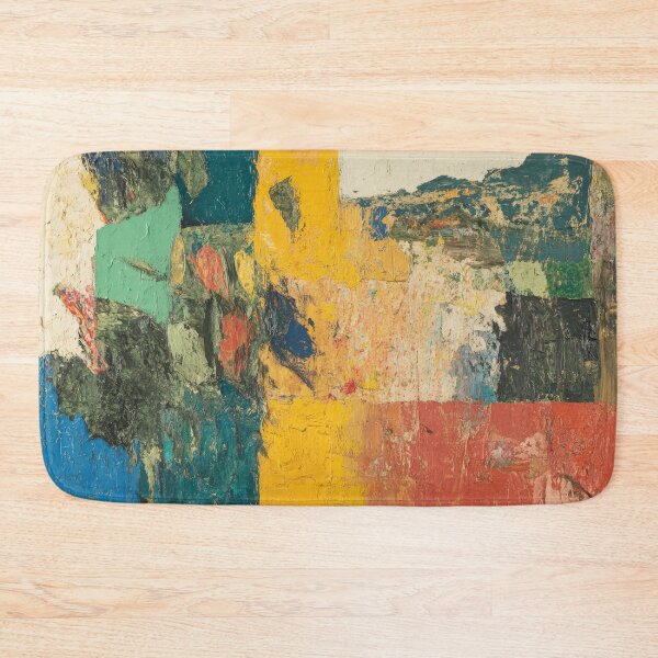 Item preview, Original Paintings by Etel Adnan, Etel Adnan Color Landscape Art designed and sold by OilArtLittle.