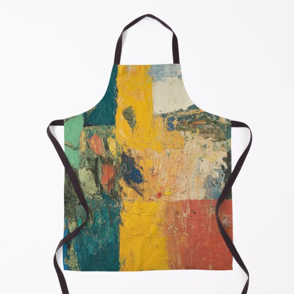 Item preview, Original Paintings by Etel Adnan, Etel Adnan Color Landscape Art designed and sold by OilArtLittle.