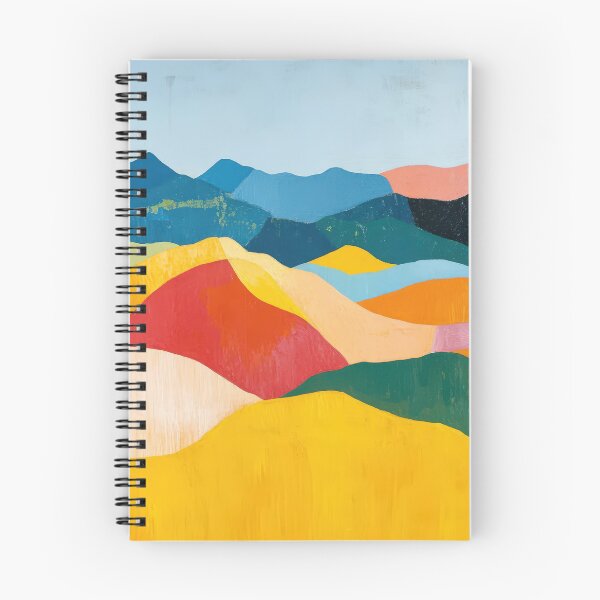 Item preview, Original Paintings by Etel Adnan, Etel Adnan Color Landscape Art designed and sold by OilArtLittle.