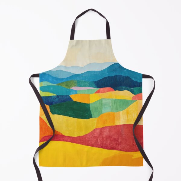 Item preview, Original Paintings by Etel Adnan, Etel Adnan Color Landscape Art designed and sold by OilArtLittle.