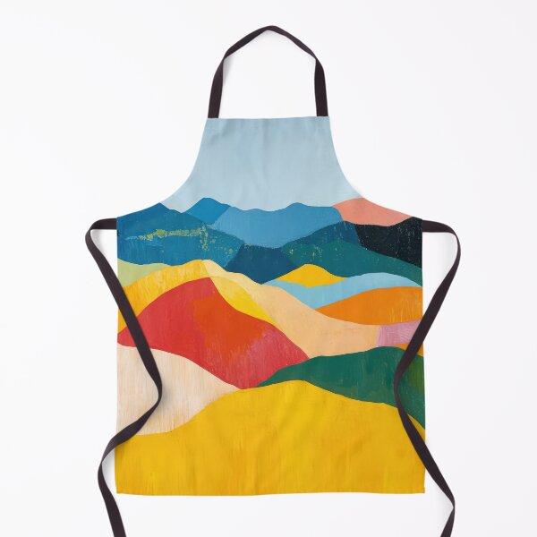 Item preview, Original Paintings by Etel Adnan, Etel Adnan Color Landscape Art designed and sold by OilArtLittle.