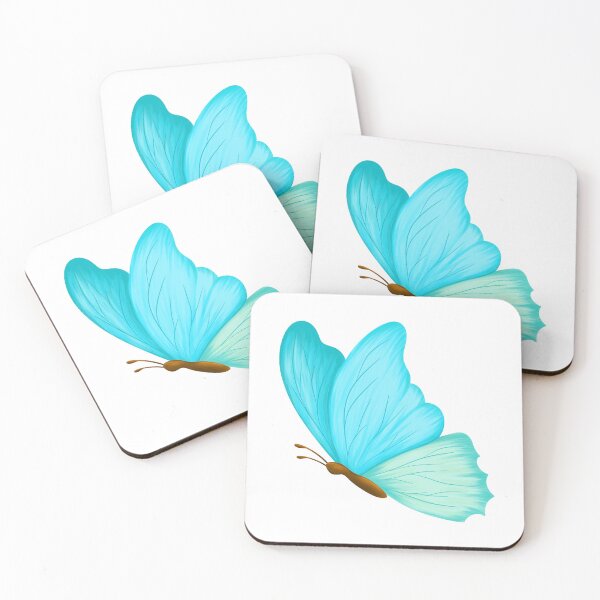 Item preview, Cute blue butterfly drawn digitally on tablet designed and sold by ArtTinulyaOk.