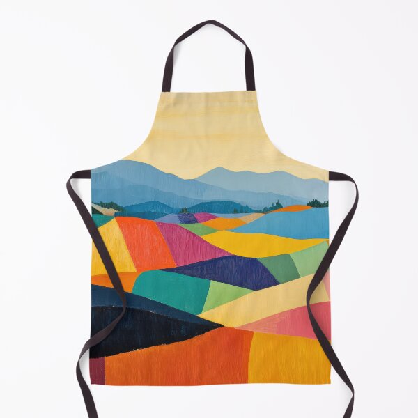 Item preview, Original Paintings by Etel Adnan, Etel Adnan Color Landscape Art designed and sold by OilArtLittle.