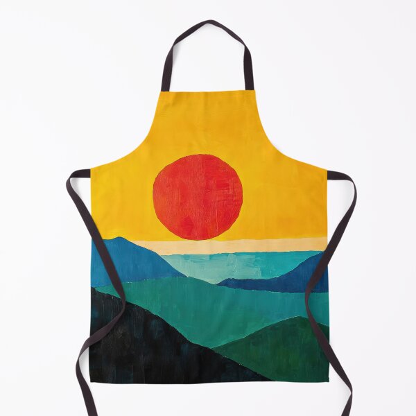 Item preview, Original Paintings by Etel Adnan, Etel Adnan Color Landscape Art designed and sold by OilArtLittle.