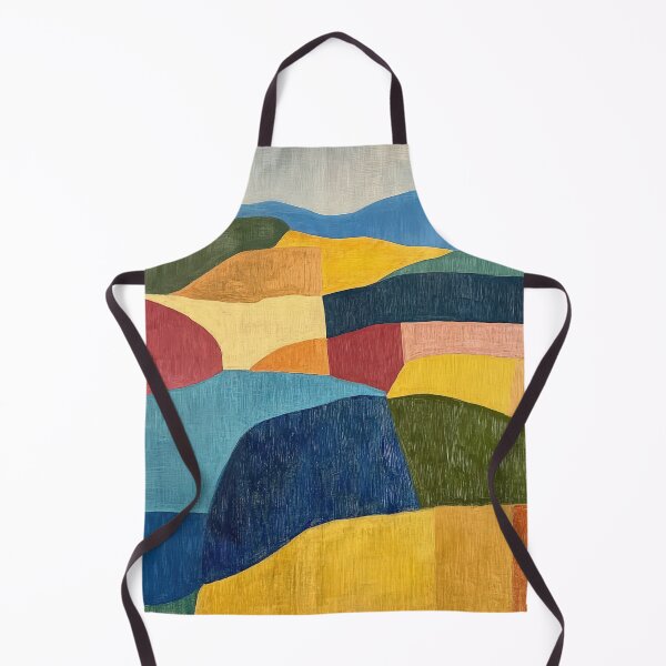 Item preview, Original Paintings by Etel Adnan, Etel Adnan Color Landscape Art designed and sold by OilArtLittle.