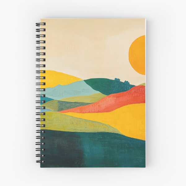 Item preview, Original Paintings by Etel Adnan, Etel Adnan Color Landscape Art designed and sold by OilArtLittle.