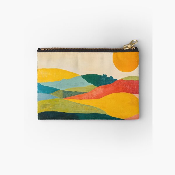 Item preview, Original Paintings by Etel Adnan, Etel Adnan Color Landscape Art designed and sold by OilArtLittle.