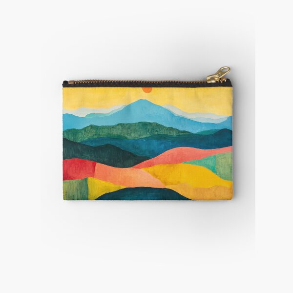 Item preview, Original Paintings by Etel Adnan, Etel Adnan Color Landscape Art designed and sold by OilArtLittle.