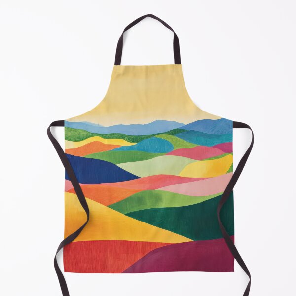 Item preview, Original Paintings by Etel Adnan, Etel Adnan Color Landscape Art designed and sold by OilArtLittle.