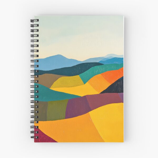 Item preview, Original Paintings by Etel Adnan, Etel Adnan Color Landscape Art designed and sold by OilArtLittle.