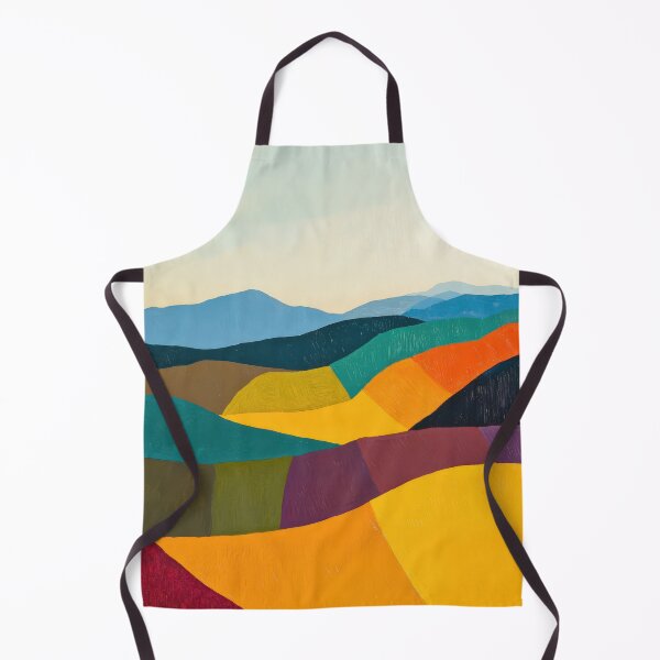 Item preview, Original Paintings by Etel Adnan, Etel Adnan Color Landscape Art designed and sold by OilArtLittle.