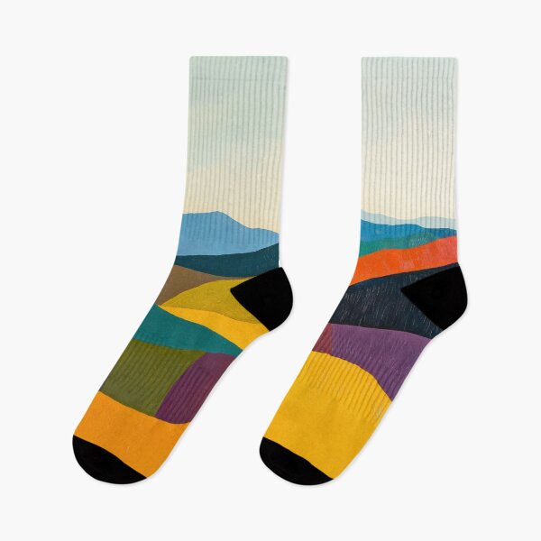 Item preview, Original Paintings by Etel Adnan, Etel Adnan Color Landscape Art designed and sold by OilArtLittle.