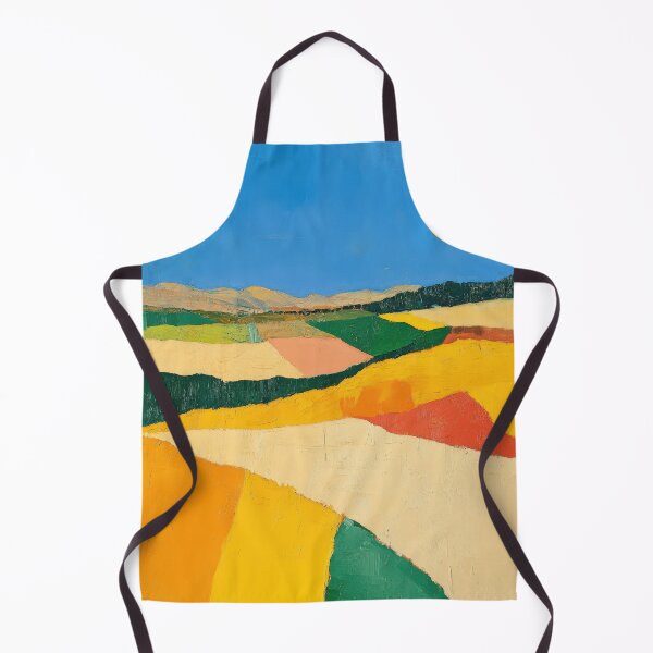 Item preview, Original Paintings by Etel Adnan, Etel Adnan Color Landscape Art designed and sold by OilArtLittle.