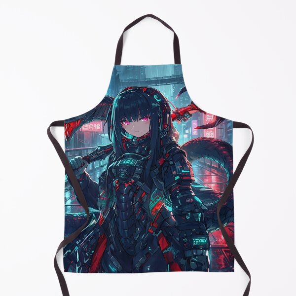 Item preview, Cyberpunk Anime Girl with Snake designed and sold by ChiqueAvenue.