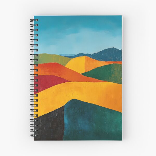 Item preview, Original Paintings by Etel Adnan, Etel Adnan Color Landscape Art designed and sold by OilArtLittle.
