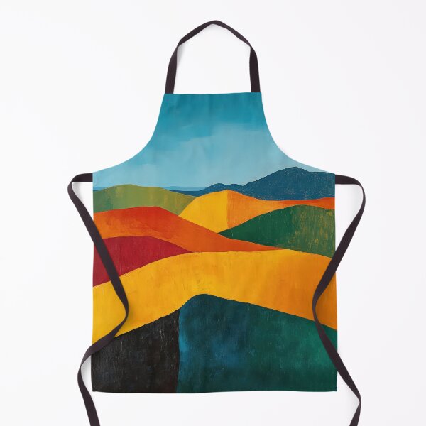 Item preview, Original Paintings by Etel Adnan, Etel Adnan Color Landscape Art designed and sold by OilArtLittle.