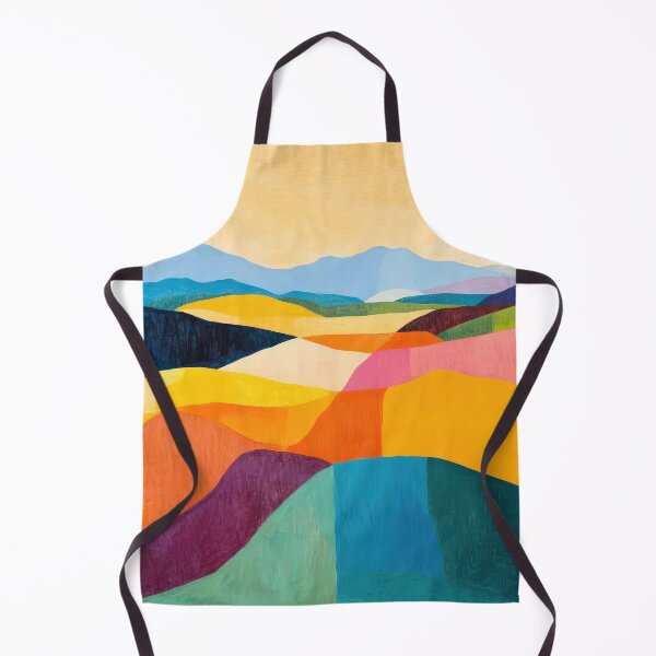 Item preview, Original Paintings by Etel Adnan, Etel Adnan Color Landscape Art designed and sold by OilArtLittle.