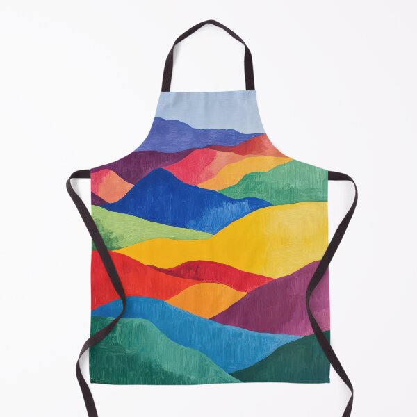 Item preview, Original Paintings by Etel Adnan, Etel Adnan Color Landscape Art designed and sold by OilArtLittle.