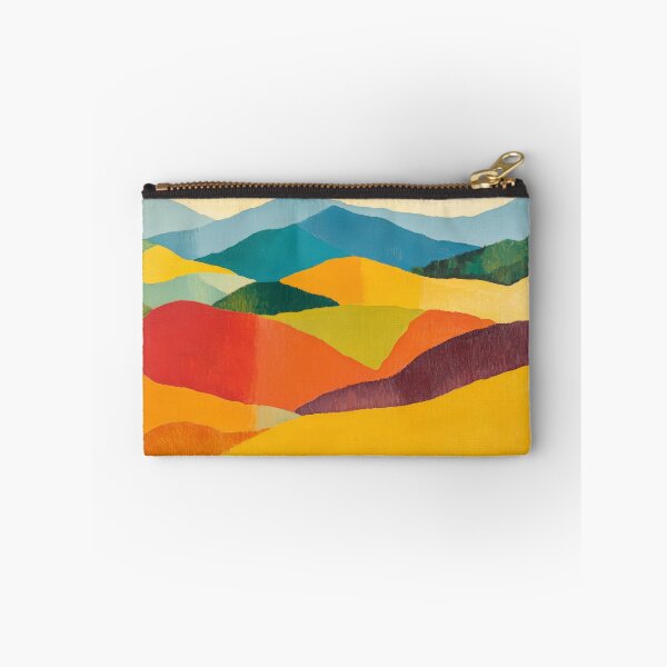 Item preview, Original Paintings by Etel Adnan, Etel Adnan Color Landscape Art designed and sold by OilArtLittle.