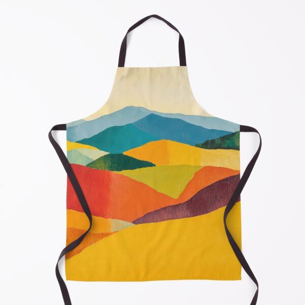 Item preview, Original Paintings by Etel Adnan, Etel Adnan Color Landscape Art designed and sold by OilArtLittle.