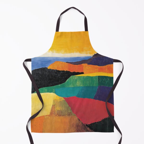 Item preview, Original Paintings by Etel Adnan, Etel Adnan Color Landscape Art designed and sold by OilArtLittle.