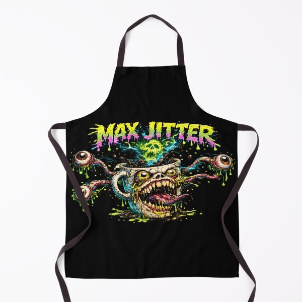 Item preview, Max Jitter - Mutant Coffee Mug 80s Gross Out Horror designed and sold by elglotonmusical.