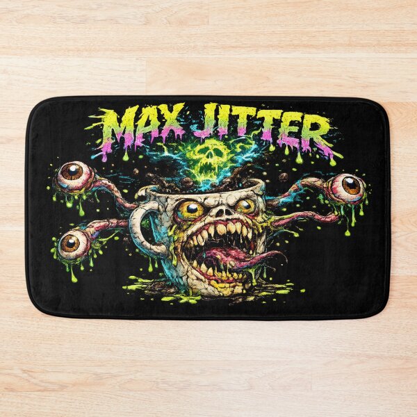 Item preview, Max Jitter - Mutant Coffee Mug 80s Gross Out Horror designed and sold by elglotonmusical.
