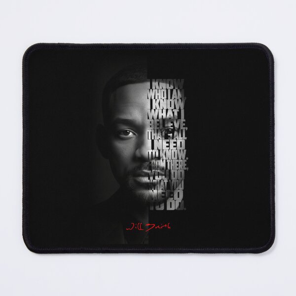 Item preview, Will Smith Split Face Poster designed and sold by Enea Kelo.