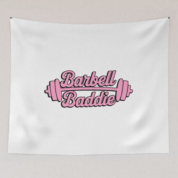 Item preview, Barbell Baddie! Pink Gym Girls designed and sold by PMCreative.