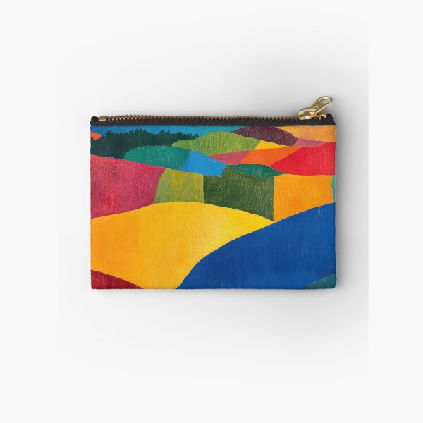 Item preview, Original Paintings by Etel Adnan, Etel Adnan Color Landscape Art designed and sold by OilArtLittle.