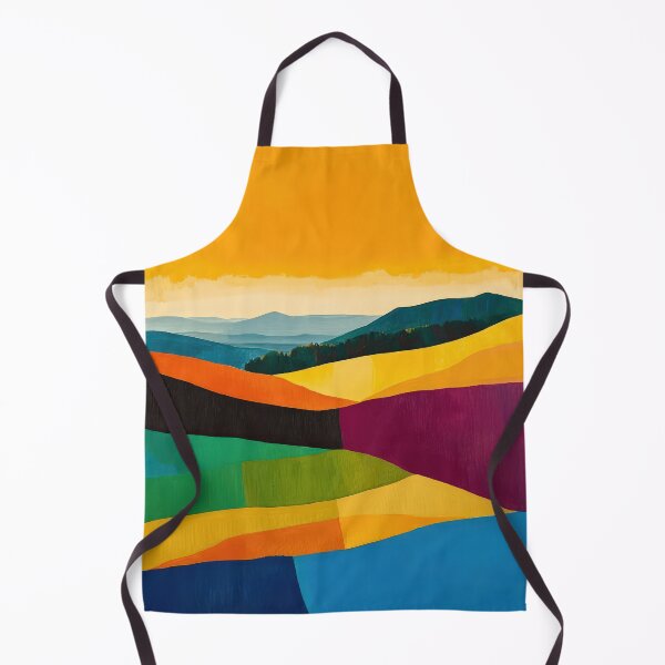 Item preview, Original Paintings by Etel Adnan, Etel Adnan Color Landscape Art designed and sold by OilArtLittle.