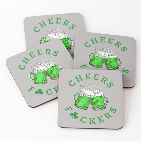 Item preview, Cheers Fuckers St Patricks Day Drink Up Funny Drinking Beer designed and sold by mjohnson9.