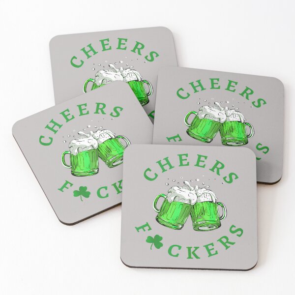 Item preview, Copy of Cheers Fuckers St Patricks Day Drink Up Funny Drinking Beer designed and sold by mjohnson9.