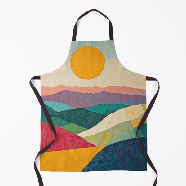Item preview, Original Paintings by Etel Adnan, Etel Adnan Color Landscape Art designed and sold by OilArtLittle.