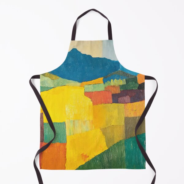 Item preview, Original Paintings by Etel Adnan, Etel Adnan Color Landscape Art designed and sold by OilArtLittle.