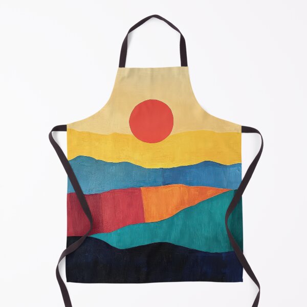 Item preview, Original Paintings by Etel Adnan, Etel Adnan Color Landscape Art designed and sold by OilArtLittle.