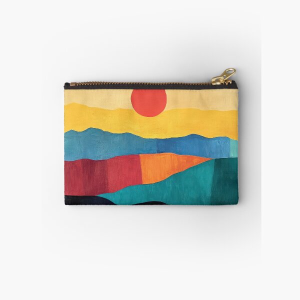 Item preview, Original Paintings by Etel Adnan, Etel Adnan Color Landscape Art designed and sold by OilArtLittle.