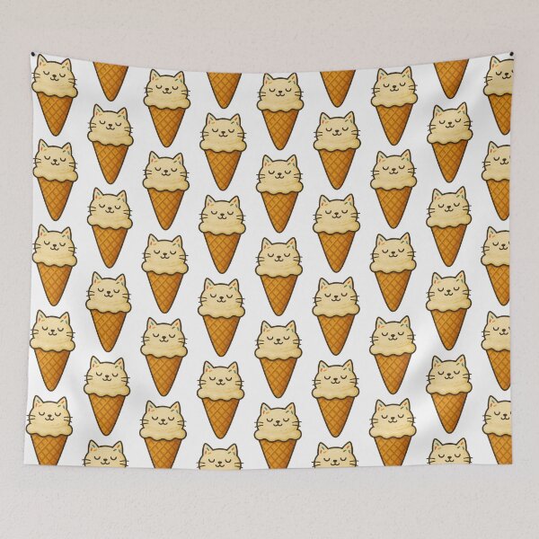 Item preview, Kawaii Cat Ice Cream Cone designed and sold by Lacritsa .